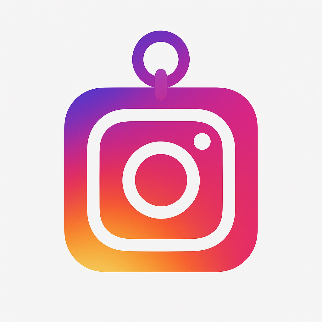 PORTE-CLÉS NFC POUR INSTAGRAM